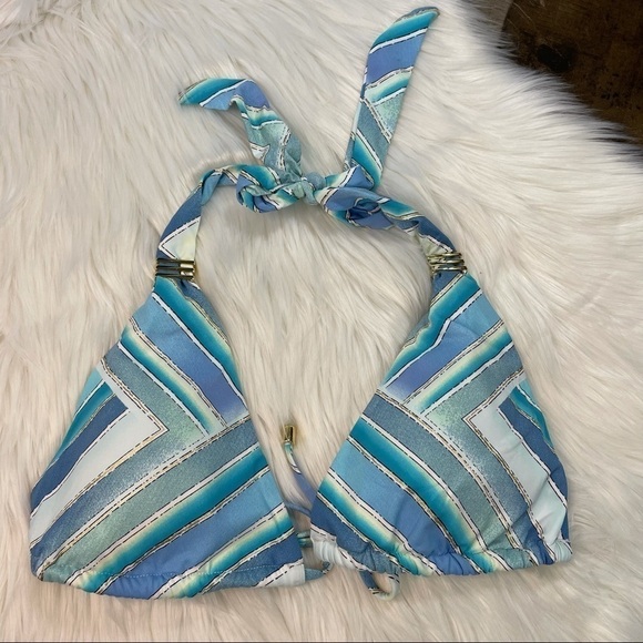 NWOT Bar III Triangle Bikini Top Large - Picture 8 of 9